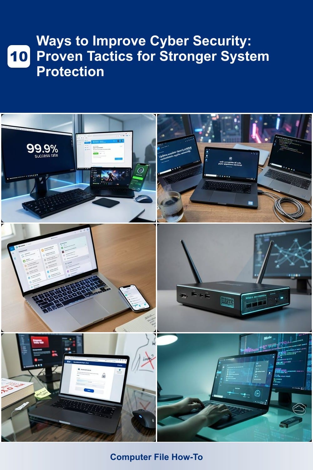 10 Ways to Improve Cyber Security: Proven Tactics for Stronger System Protection