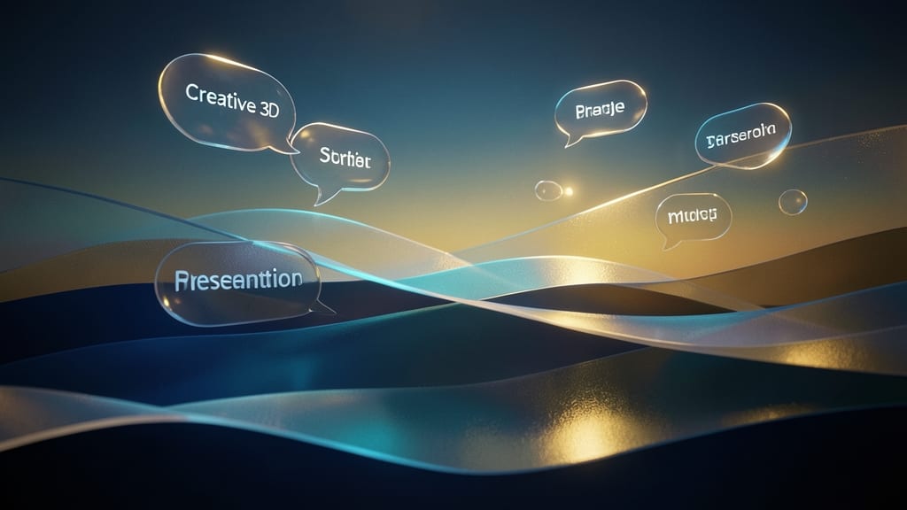 Creative 3D Storytelling Presentation Template