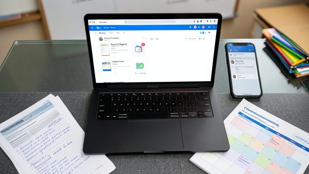 Secure Parent-Teacher Communication Channel