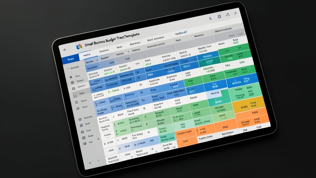 Small Business Budget Tracker Template