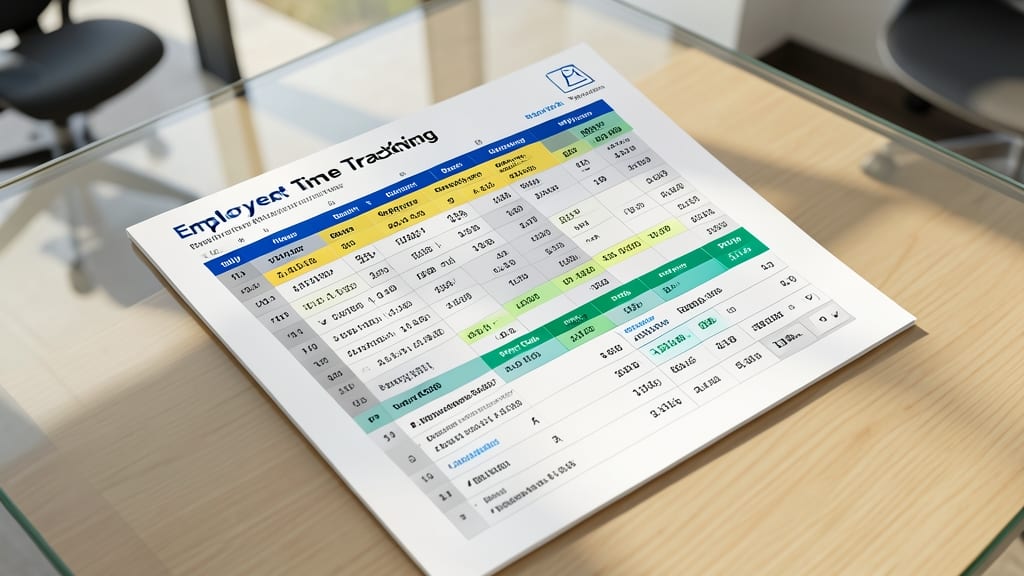 Employee Time Tracking Sheet
