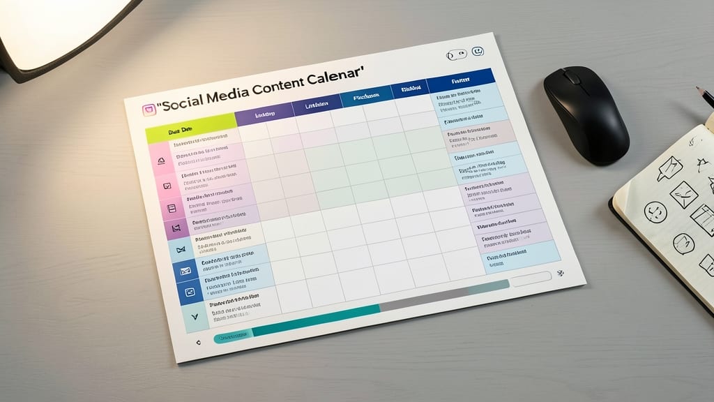 Social Media Content Calendar