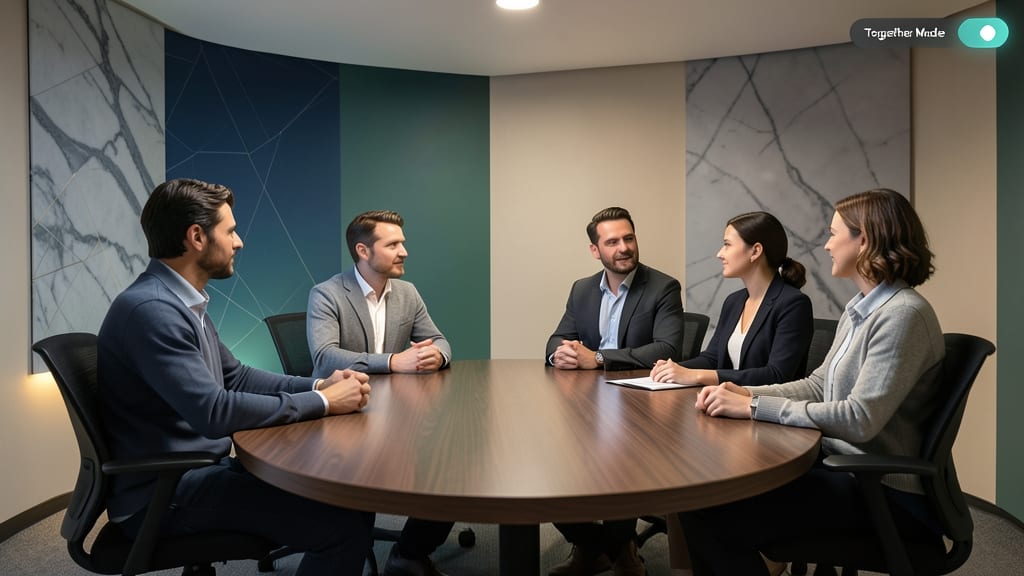 Teams' 'Together Mode' for Virtual Meetings
