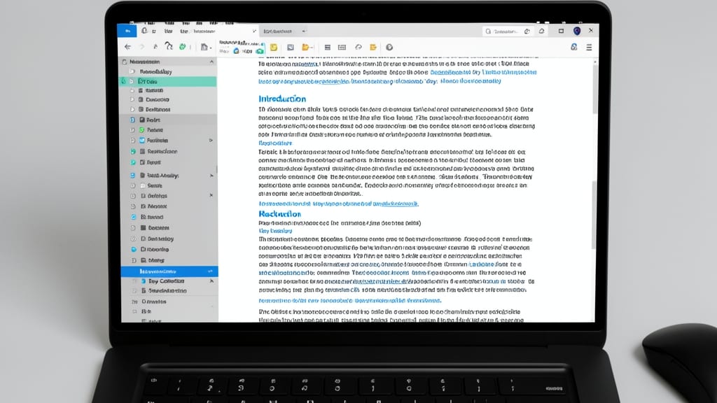 Navigation Pane for Large Documents