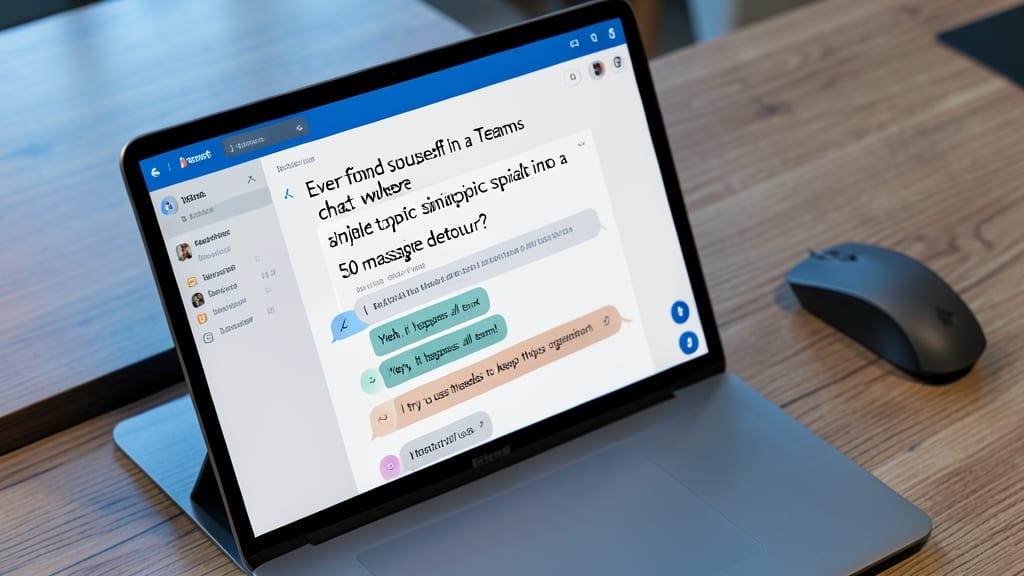 Use Threads for Side Conversations