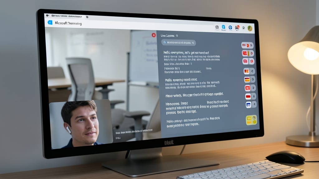 Enable Live Captions for Real-Time Meeting Notes