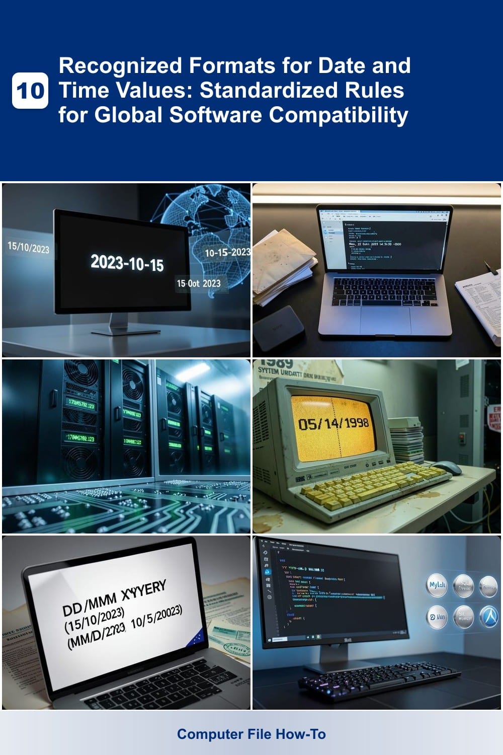 Recognized Formats for Date and Time Values: Standardized Rules for Global Software Compatibility