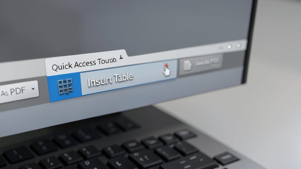 Custom Tab Shortcuts with Quick Access Toolbar