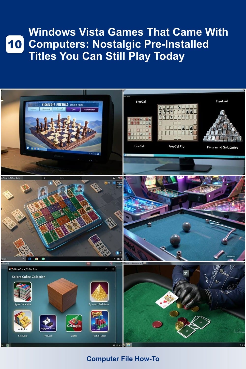 10 Windows Vista Games That Came With Computers: Nostalgic Pre-Installed Titles You Can Still Play Today